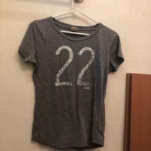 Hollister 22 Glitter Grey T-Shirt